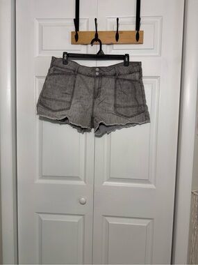 Pilcro Gray Cutoff Denim Shorts